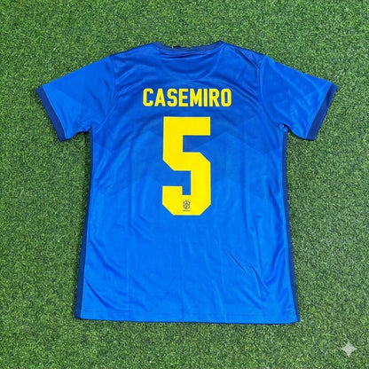 Casemiro Brazil 2021 Copa America Blue Football Jersey