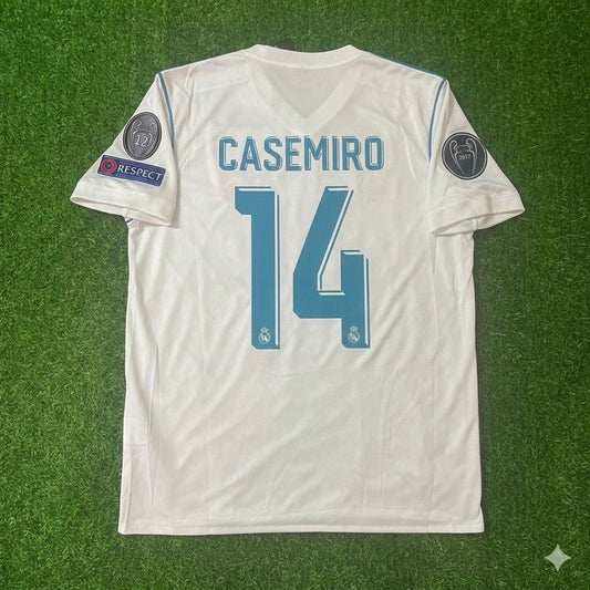 Casemiro 14- Madrid 2018 Final Jersey Trikot Maillot Soccer Shirt