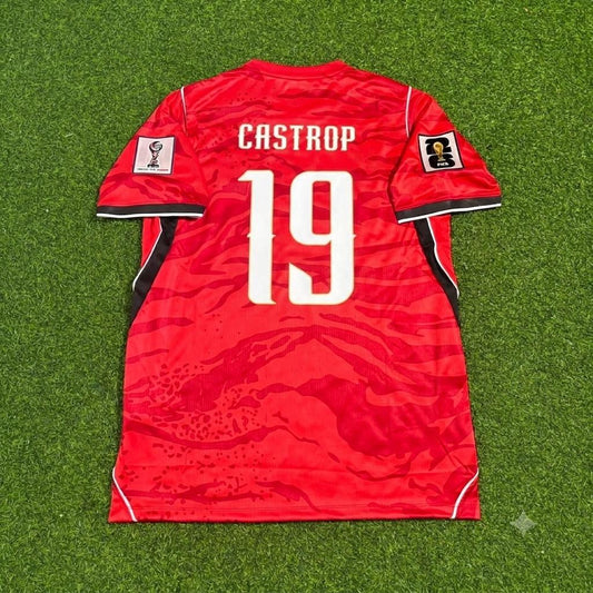 Jens Castrop South Korea 2026 World Cup Red Football Jersey