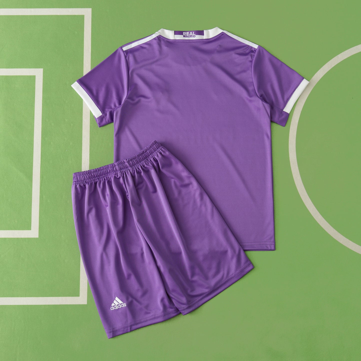 Real Madrid 2016/17 Purple Kids Kit Kindertrikot Maillot Enfant Kindertrui (Ages 3-13)