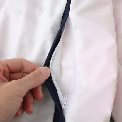 Germany Deutschland Double Sides Windbreaker - Reversible Jacket White Pink