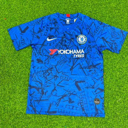 Cesar Azpilicueta #28 Chelsea 2019 2020 Blue Retro Kit Jersey Trikot Maglia Maillot Soccer Shirt
