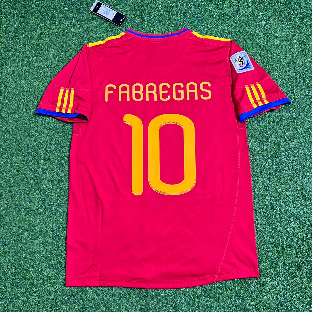 Maillot rétro Cesc Fabregas 10 – Espagne Coupe du monde 2010 – | Maillot | Maillot de football