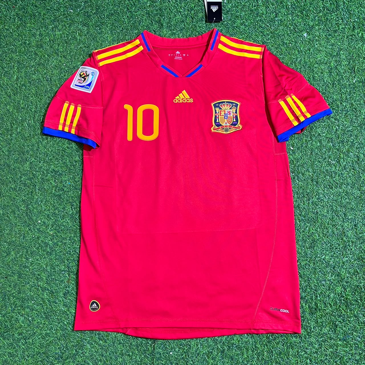 Maillot rétro Cesc Fabregas 10 – Espagne Coupe du monde 2010 – | Maillot | Maillot de football