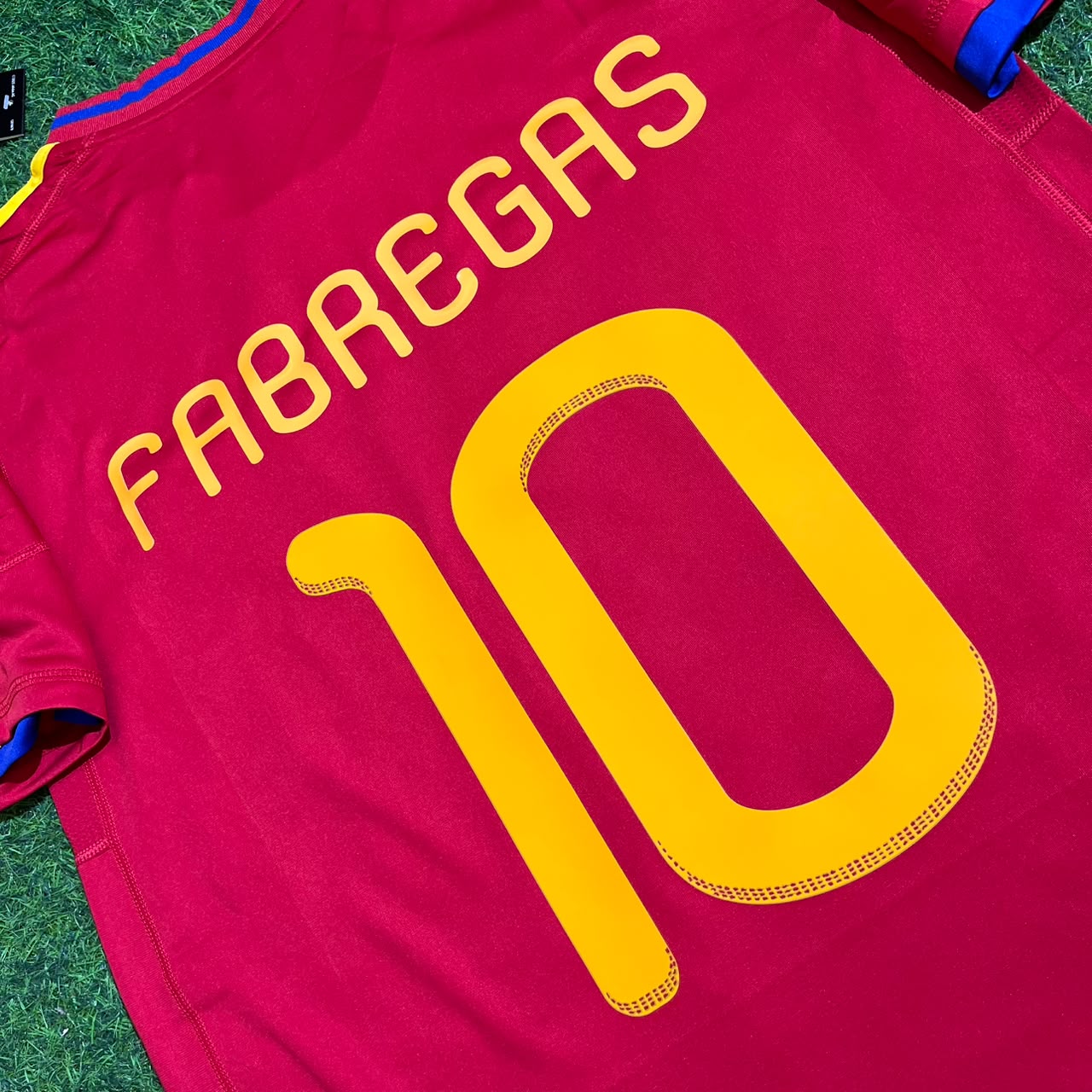 Maillot rétro Cesc Fabregas 10 – Espagne Coupe du monde 2010 – | Maillot | Maillot de football