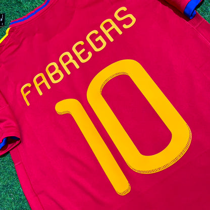Maillot rétro Cesc Fabregas 10 – Espagne Coupe du monde 2010 – | Maillot | Maillot de football