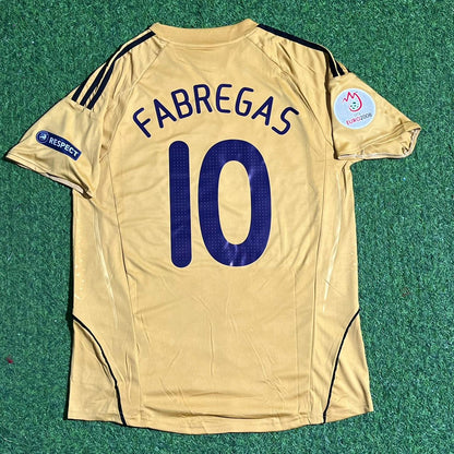 Cesc Fabregas 10- Spain EURO 2008 Retro Football Jersey