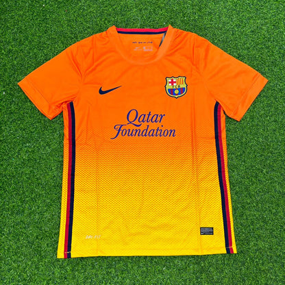 Cesc Fabregas 4 – Barcelona 2012–2013 Orange Retro Kit Jersey – | Trikot | Maillot Soccer Shirt