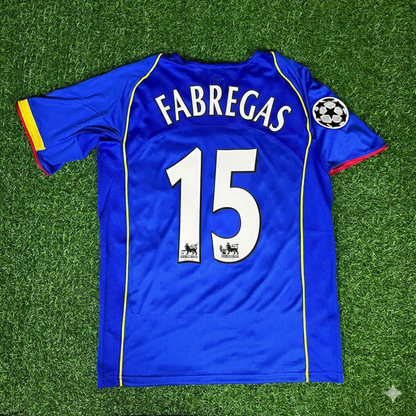 Cesc Fabregas Arsenal 2004-05 Blue Retro Jersey Trikot Maglia Camiseta
