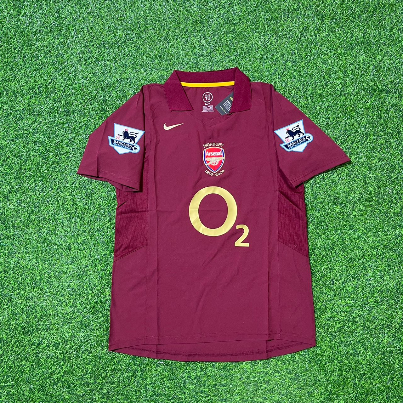 Cesc Fàbregas Arsenal 2006 Highbury Burgundy Retro Football Jersey