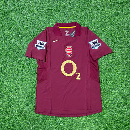Cesc Fàbregas Arsenal 2006 Highbury Burgundy Retro Football Jersey