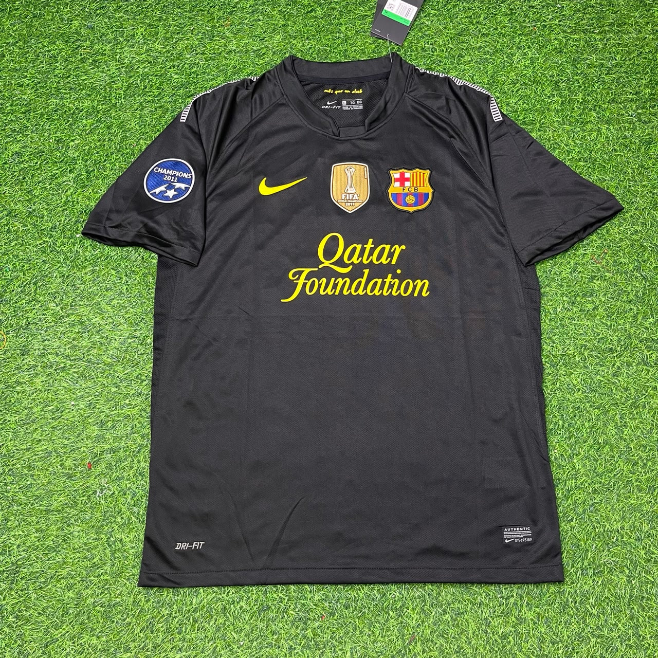 Cesc Fabregas Black Barcelona 2011/12 Retro Kit Shirt Jersey Trikot Maglia