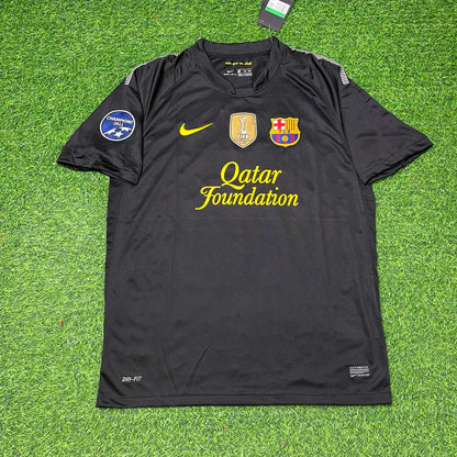 Cesc Fabregas Black Barcelona 2011/12 Retro Kit Shirt Jersey Trikot Maglia