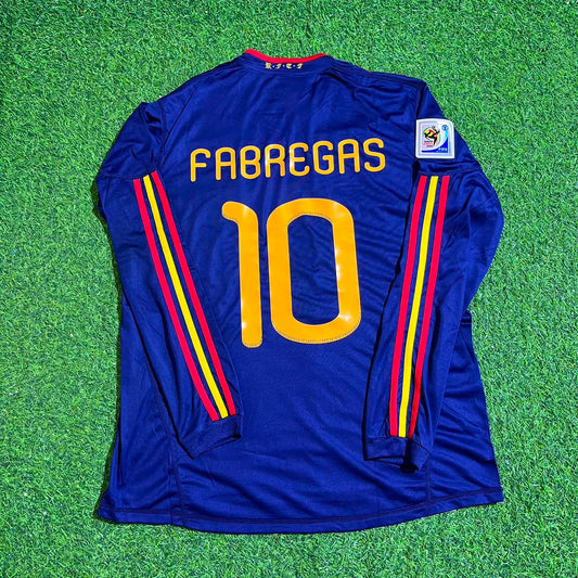 Cesc Fabregas - Spanien 2010 WM Finale Retro Trikot