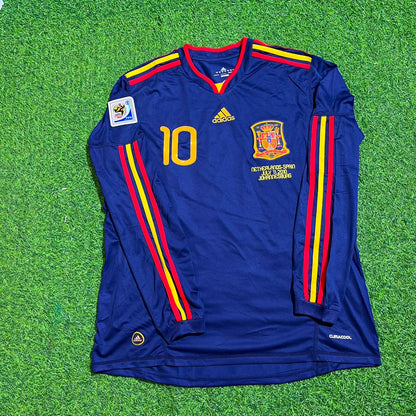 Cesc Fabregas - Spain 2010 World Cup Final Retro Jersey Trikot
