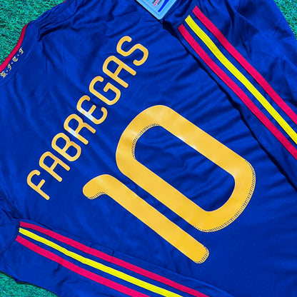 Cesc Fabregas - Spain 2010 World Cup Final Retro Jersey Trikot