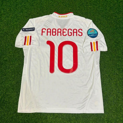 Cesc Fabregas Spain EURO 2012 Final Retro Football Jersey Kit