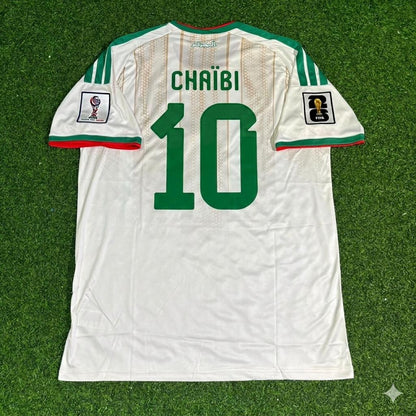 Fares Chaibi Algeria 2026 World Cup White Football Jersey