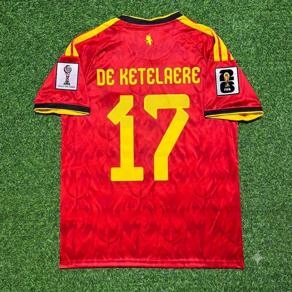 Charles De Ketelaere Belgique Belgien Belgie 2026 World Cup Jersey