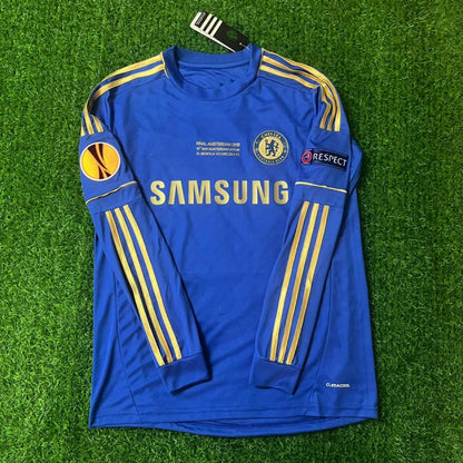 Chelsea 2013 Europe League Final Amsterdam Blue Retro Football Jersey