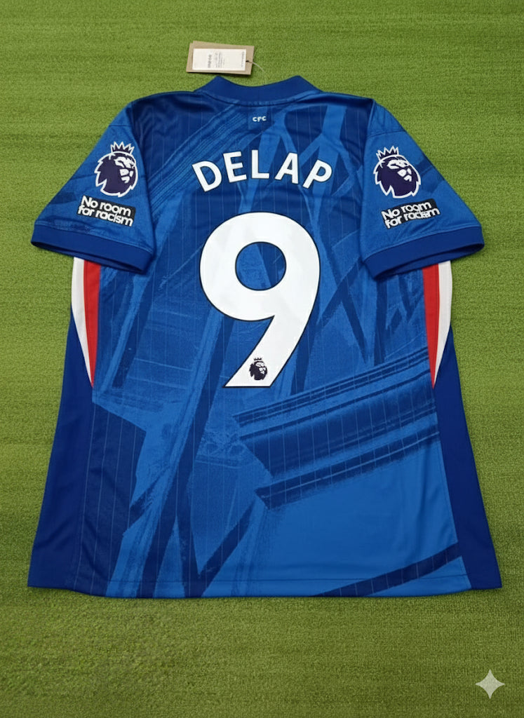 Liam Delap Chelsea 2026 Home Blue Jersey Maillot Trikot Maglia Soccer Short
