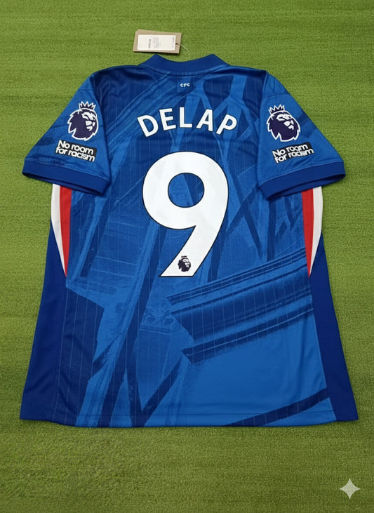 Liam Delap Chelsea 2026 Home Blue Jersey Maillot Trikot Maglia Soccer Short
