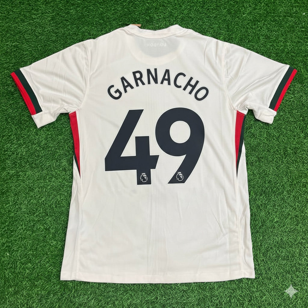 Alejandro Garnacho Chelsea 2026 White Jersey Maillot Trikot Maglia Soccer Shirt