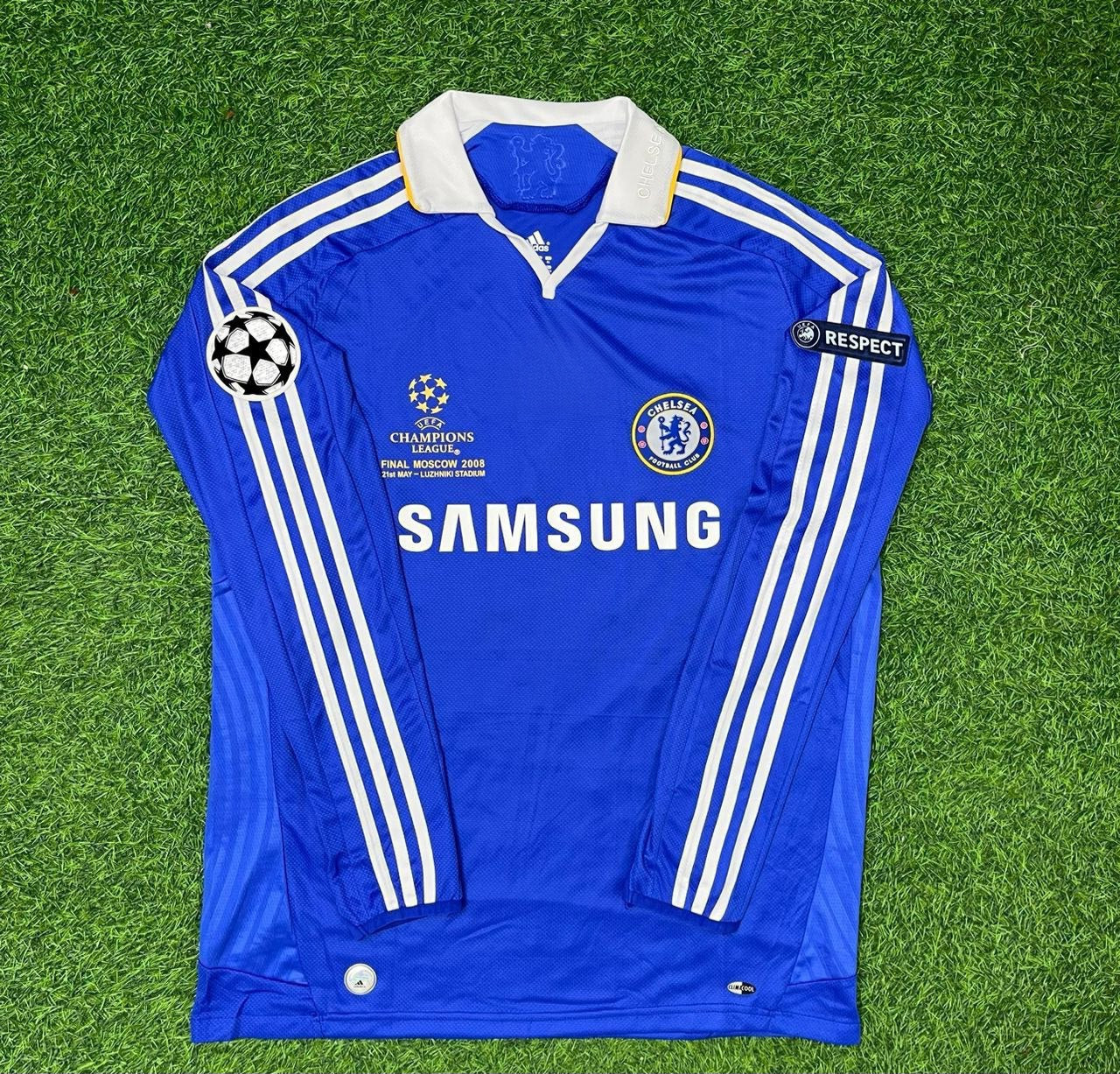 Chelsea 2008 Champions League Final Long Sleeve Football Jersey