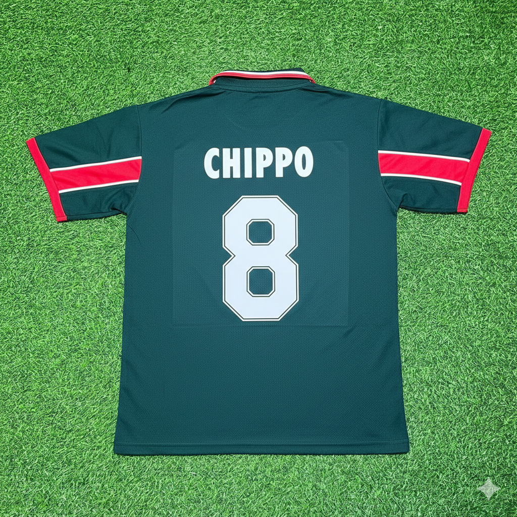 Yousef Chippo Morocco Home Retro Football Jersey