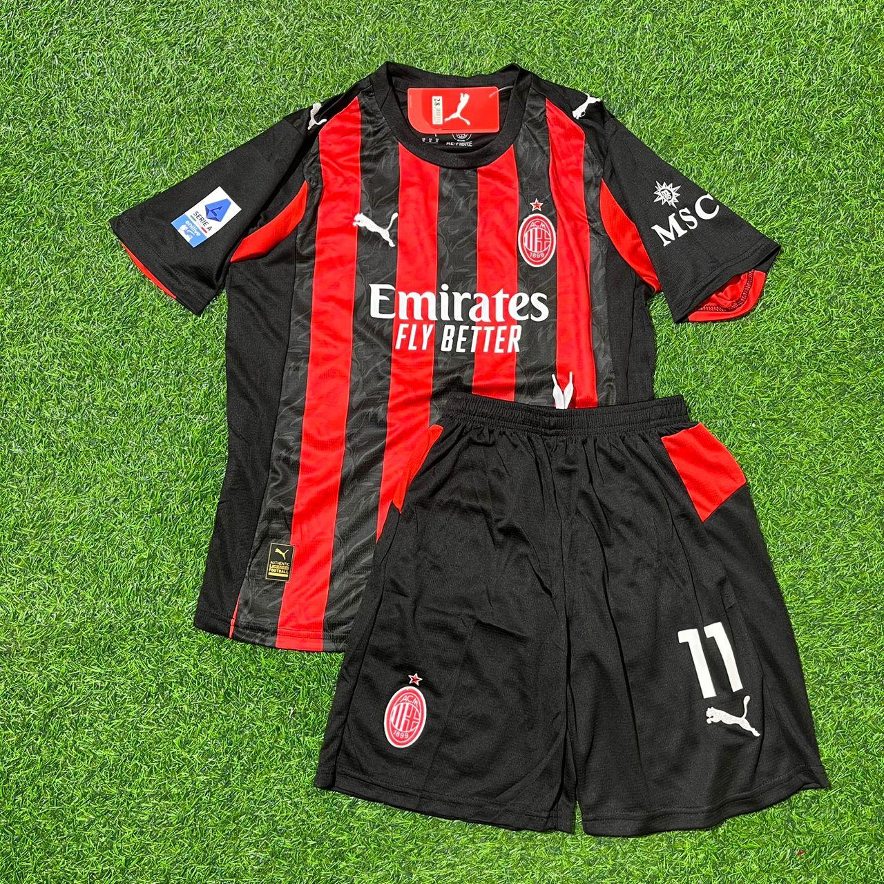 Christian Pulisic AC Milan Kids New Season Football Jersey