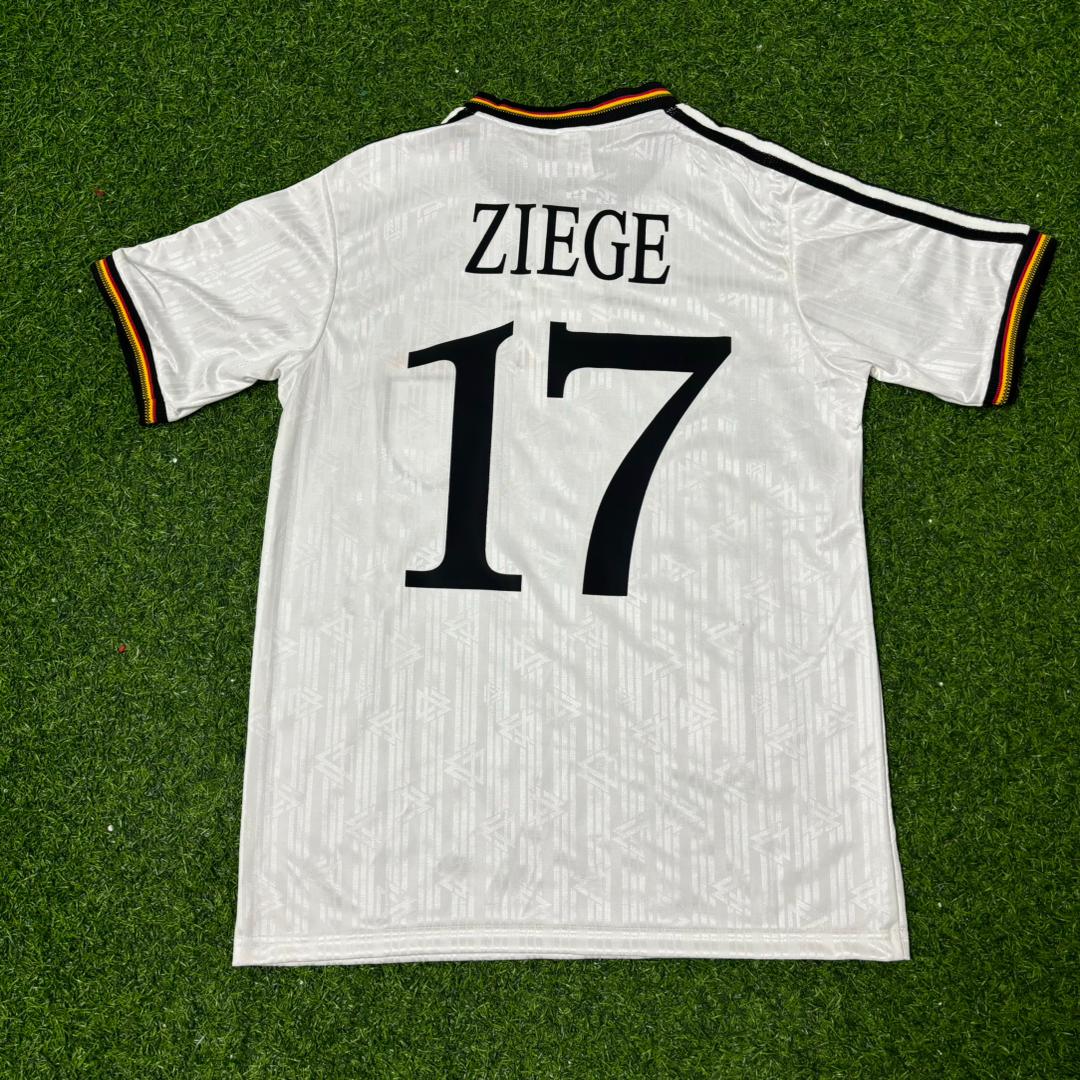 Christian Ziege Deutschland EM 1996 Finale Heim Retro Fußballtrikot Set