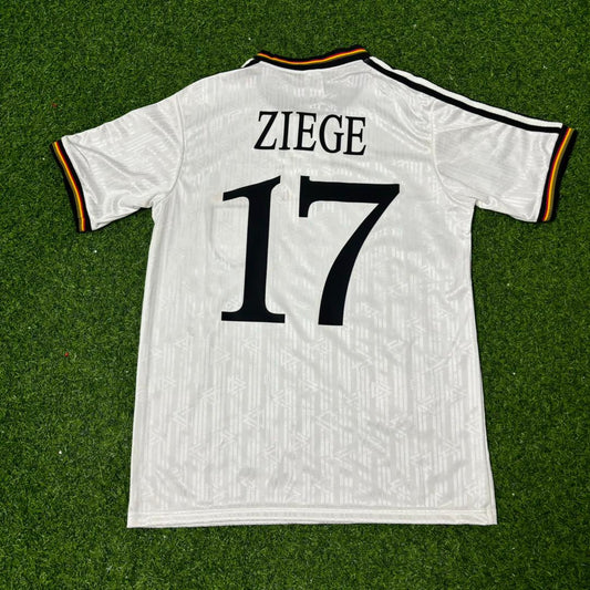 Christian Ziege Deutschland EM 1996 Finale Heim Retro Fußballtrikot Set