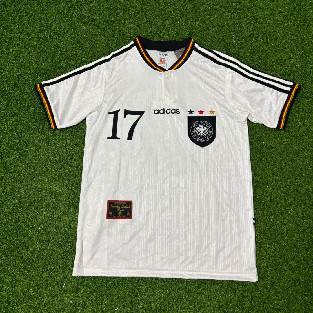 Christian Ziege Deutschland EM 1996 Finale Heim Retro Fußballtrikot Set