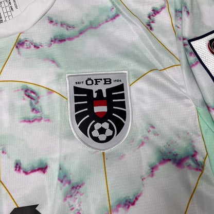 Christoph Baumgartner Austria White 2026 World Cup Football Jersey