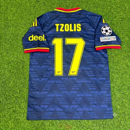 Christos Tzolis Arsenal Away New Season 2027 Jersey Kit Soccer Trikot Maillot Maglia