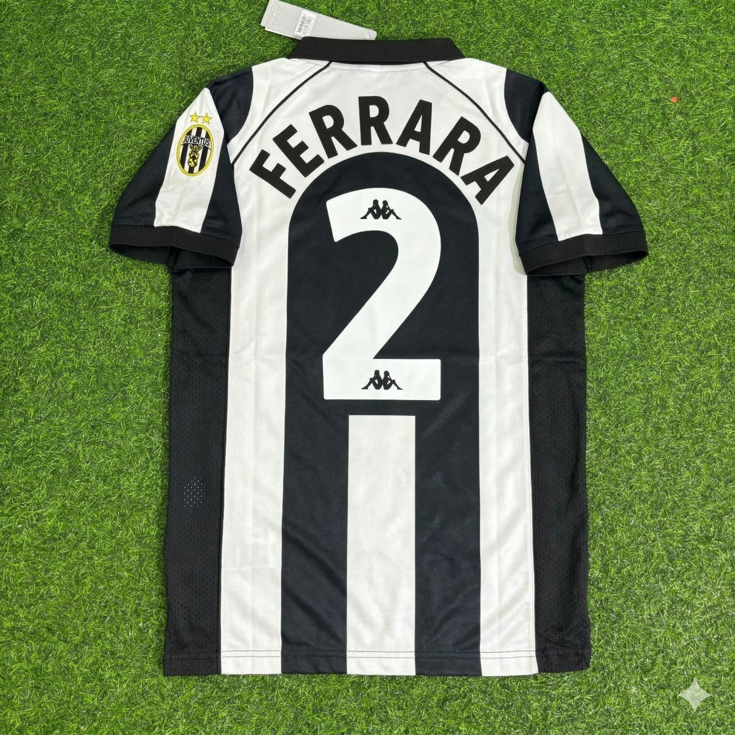 Ciro Ferrara 2 - Juventus Home 1997/1998 Retro Kit Jersey Maillot Trikot Soccer Shirt