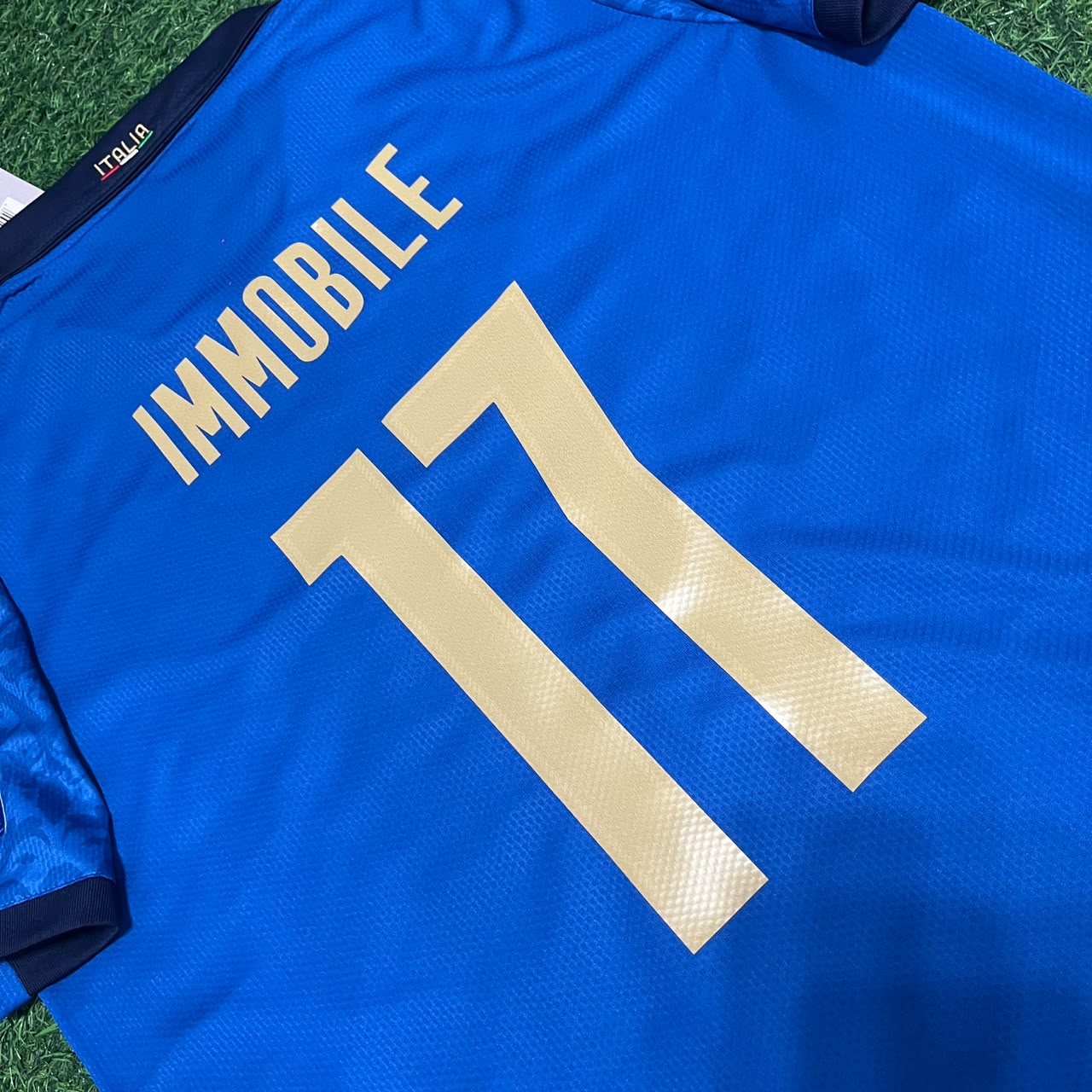 Ciro Immobile #17 – Italy EURO 2020 Final Retro Soccer Jersey – | Trikot | Maillot Soccer Shirt
