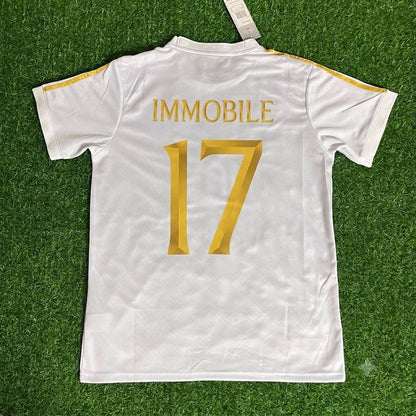 Ciro Immobile - Italy White Anniversary Kit Jersey Trikot Maillot Soccer Shirt