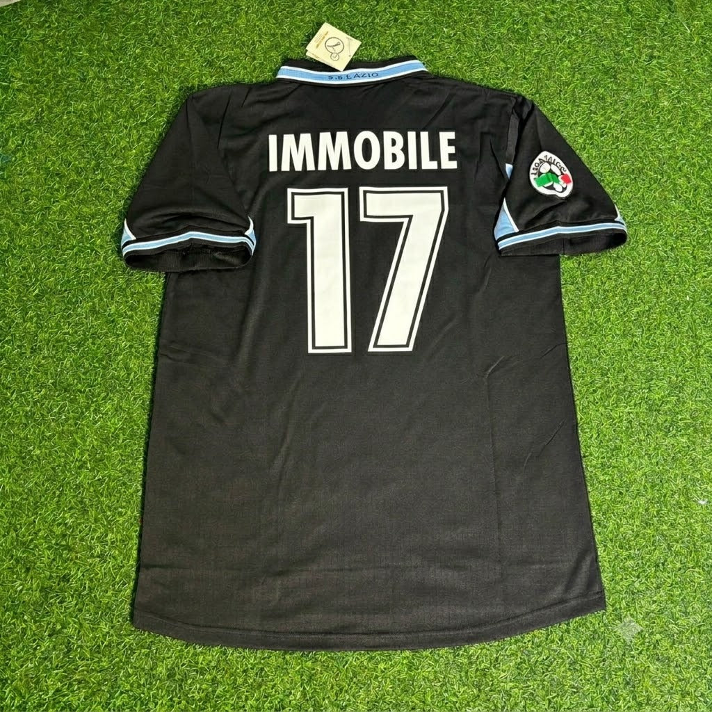 Ciro Immobile Lazio Commemorative Black Retro Football Jersey