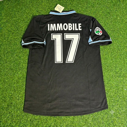 Ciro Immobile Lazio Commemorative Black Retro Football Jersey