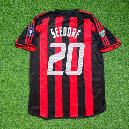 Clarence Seedorf #20 AC Milan 2003 2004 Home Retro Jersey