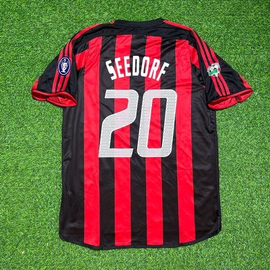 Clarence Seedorf #20 AC Milan 2003 2004 Home Retro Jersey
