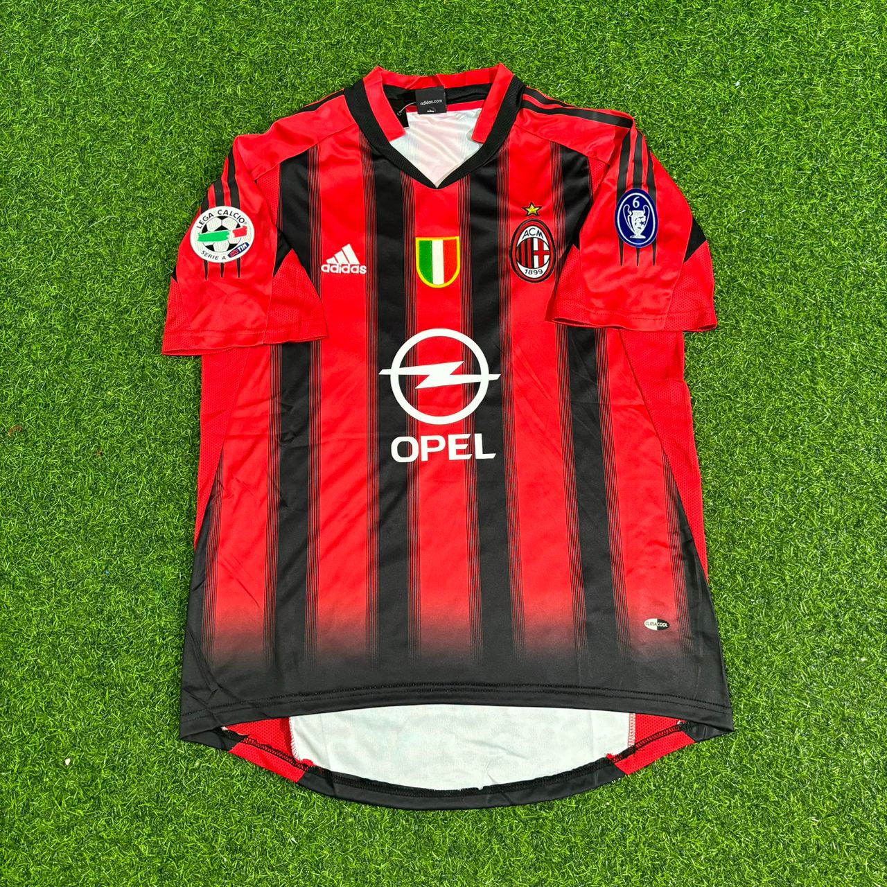 Clarence Seedorf #20 AC Milan 2004 2005 Home Retro Football Jersey