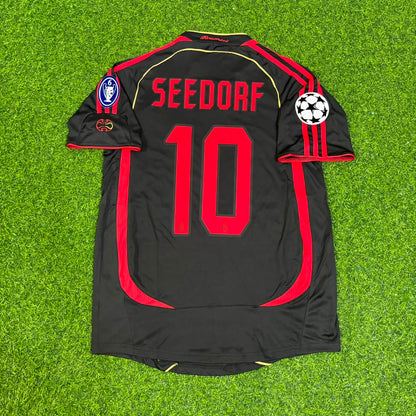 Clarence Seedorf 10  – AC Milan 2006–2007 Retro Kit Jersey – | Trikot | Maillot | Maglia Soccer Shirt