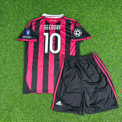 Clarence Seedorf AC Milan 2008-2009 Kids Home Retro Football Jersey