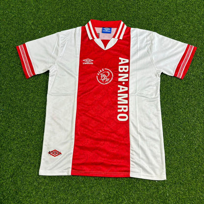 Maillot de football rétro Clarence Seedorf Ajax à imprimé doré