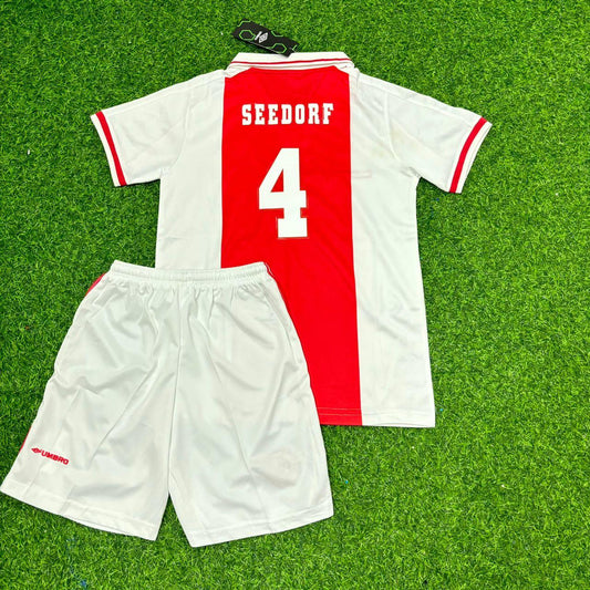 Clarence Seedorf Ajax Retro White Football Jersey