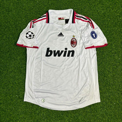 Clarence Seedorf Milan 2009 2010 Season White Retro Jersey Trikot Maillot