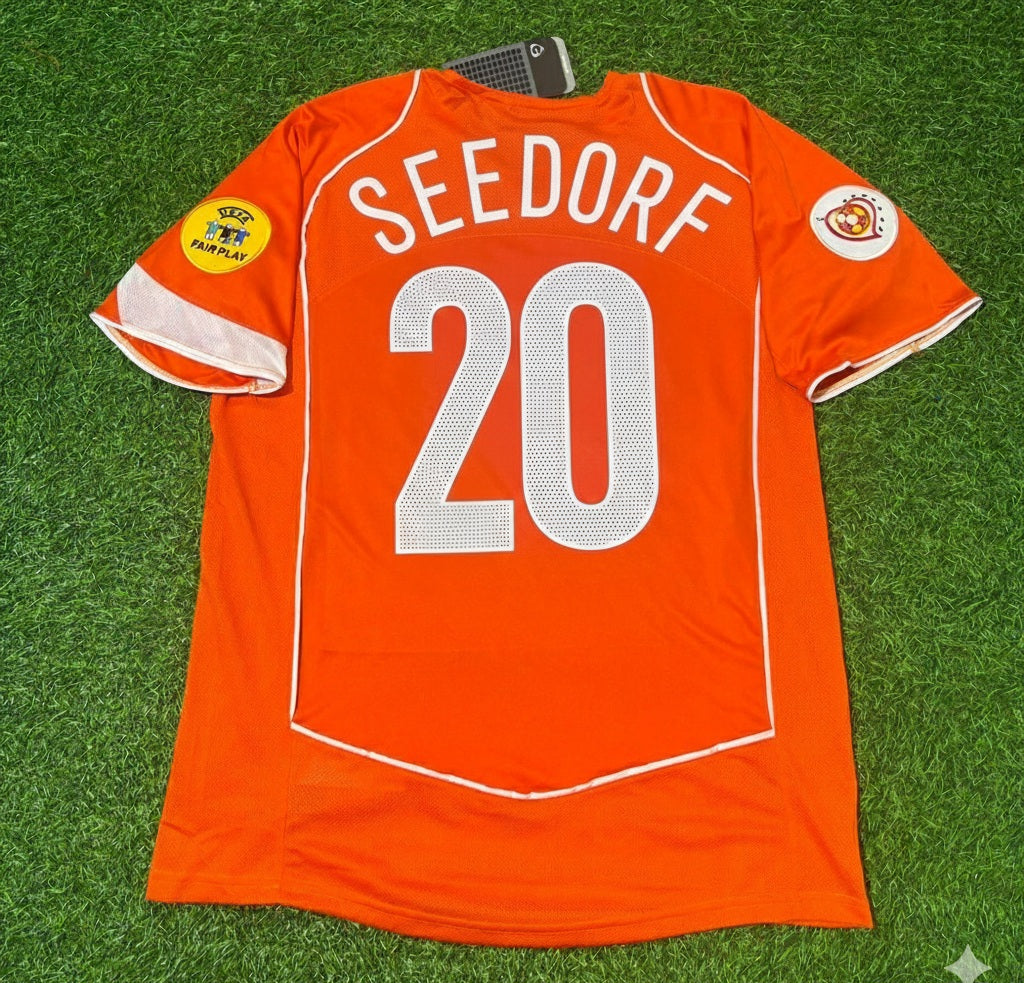 Clarence Seedorf Niederlande EURO 2004 Heimtrikot Retro-Trikot