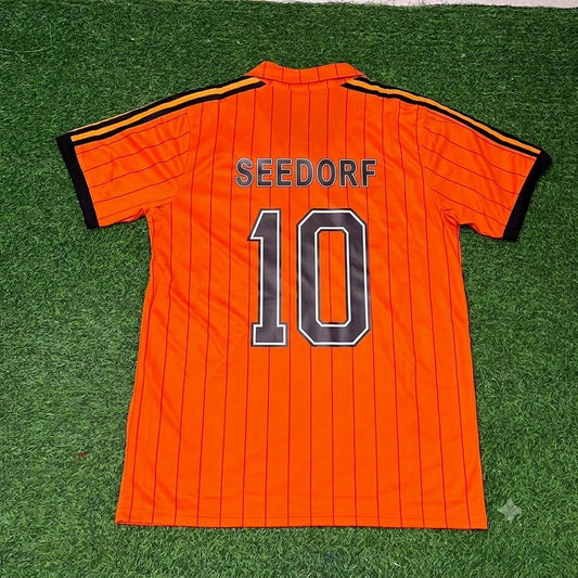 Clarence Seedorf Netherlands Retro Home Football Jersey Trikot Maillot